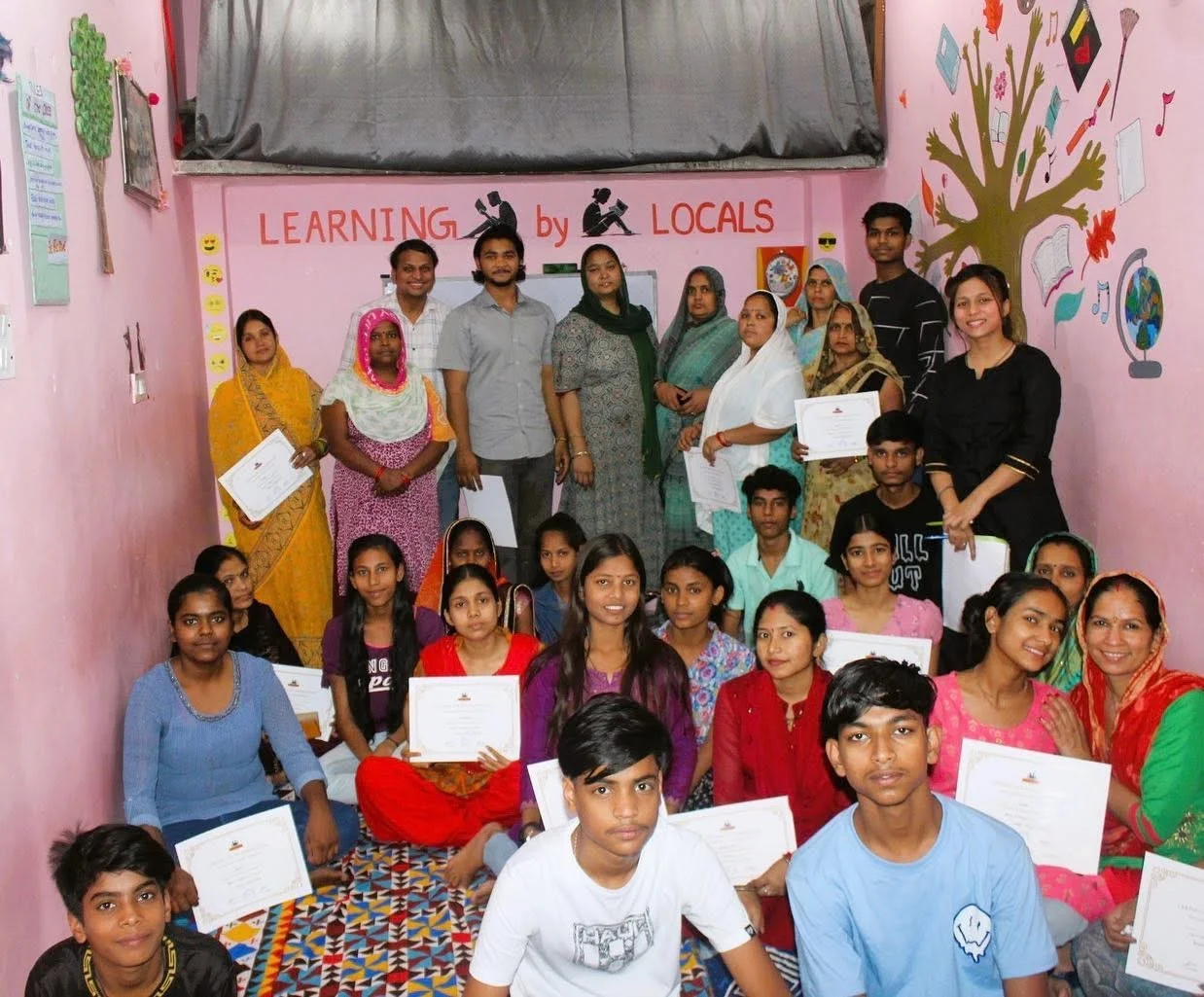 Learning by local English class