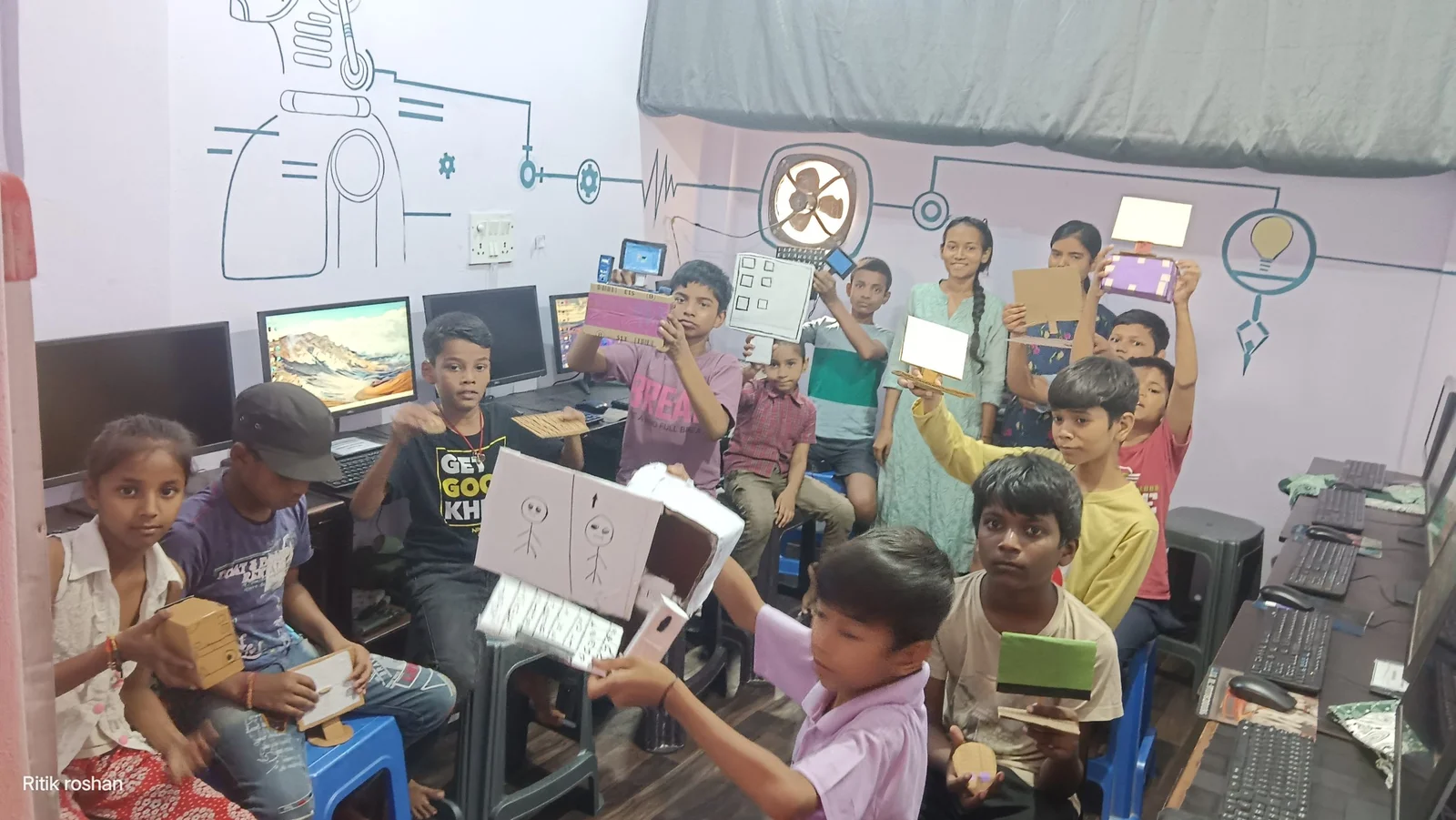 Learning by local computer class