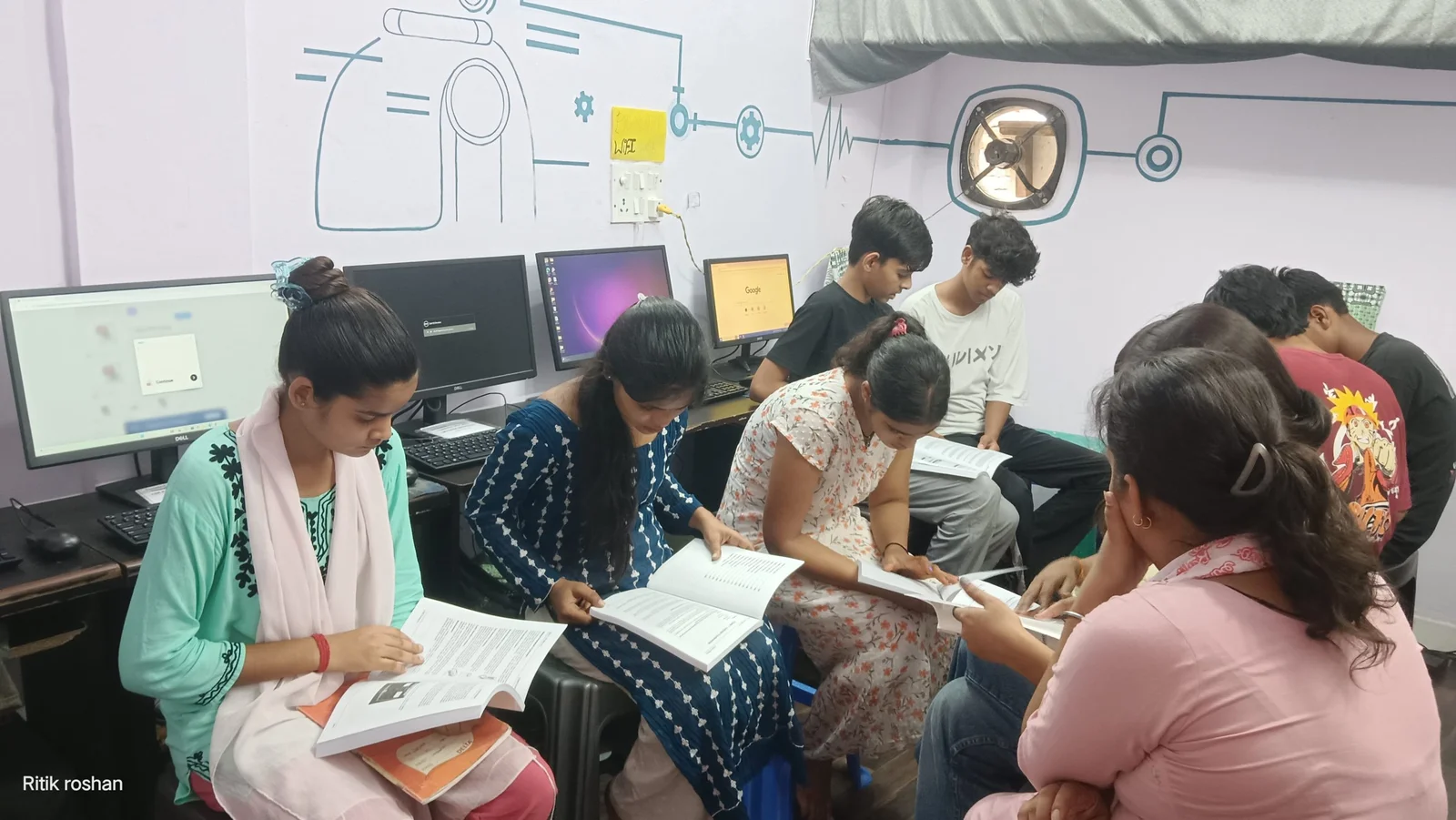 Learning by local computer class