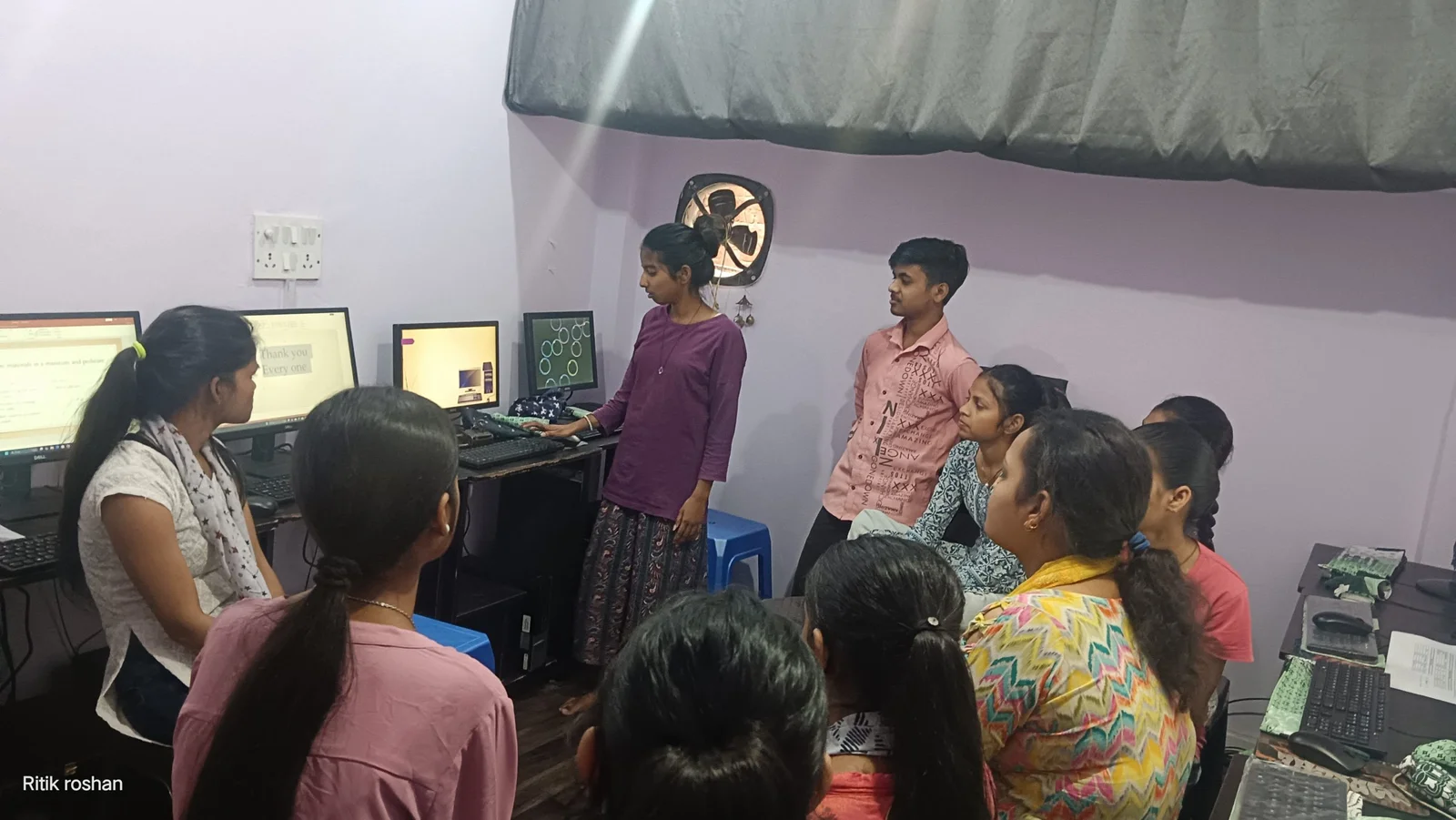 Learning by local computer class
