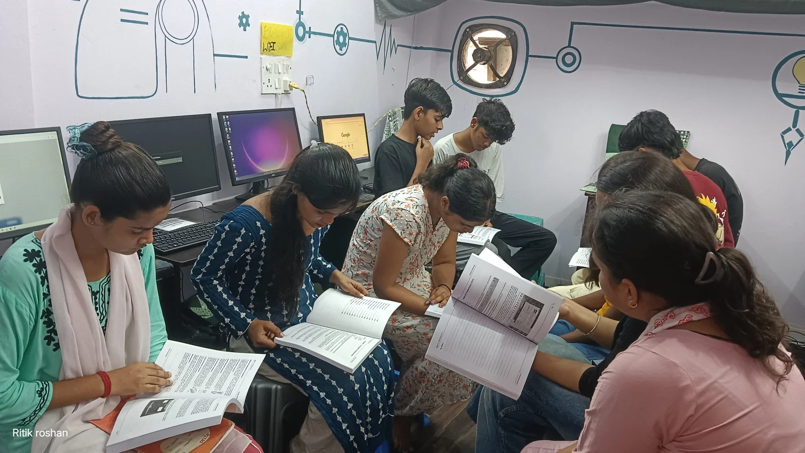 Learning by local computer class
